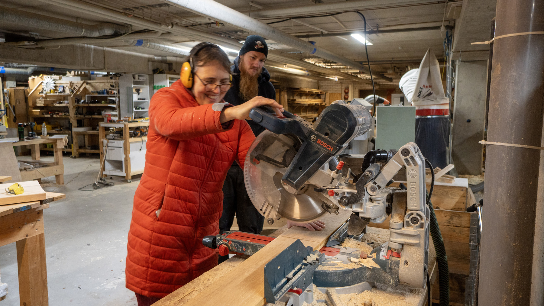 Woodworking workshop