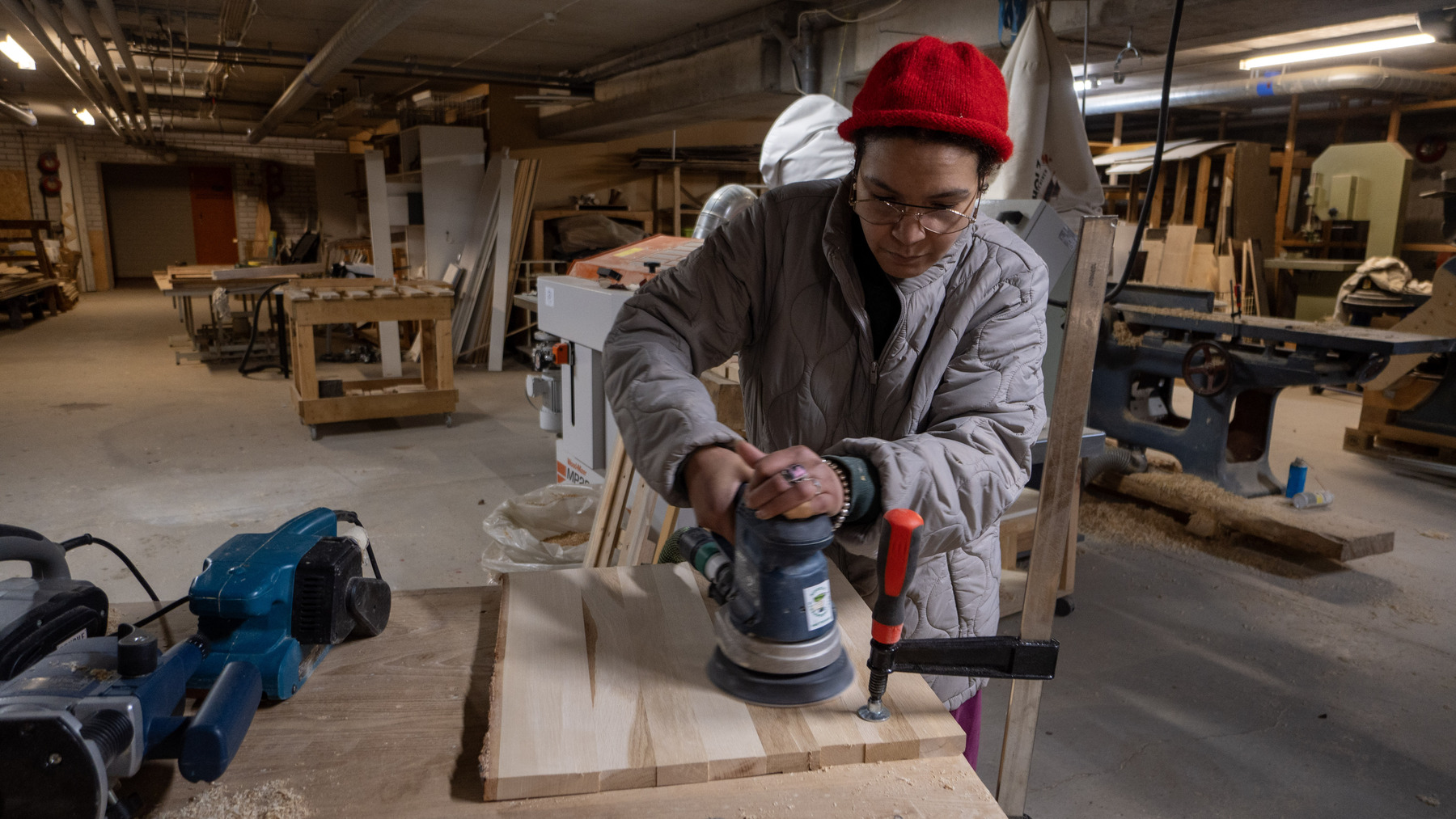 Woodworking workshop